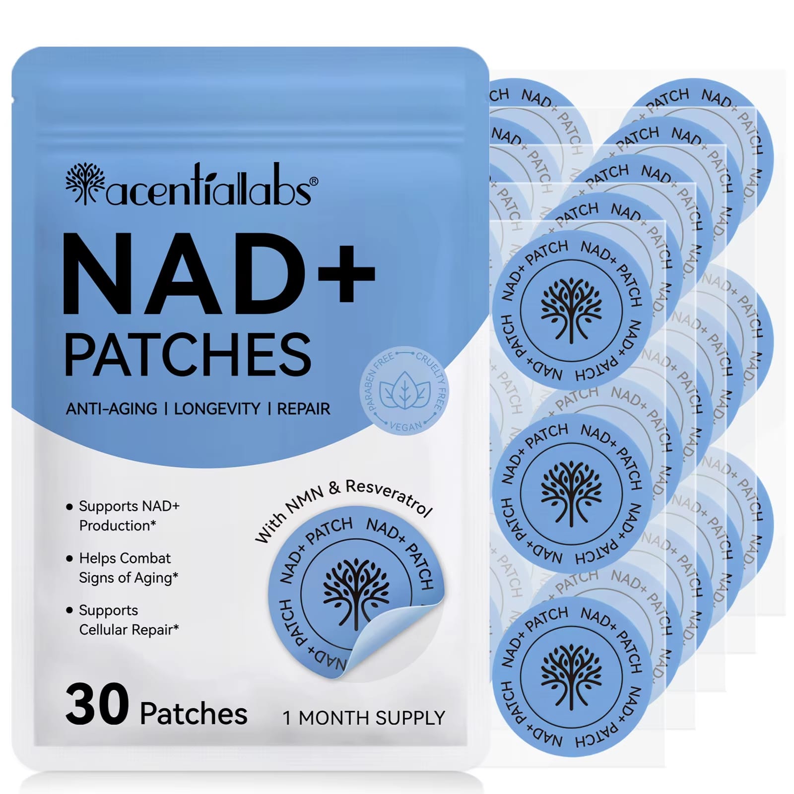 NAD+ Longevity Patches