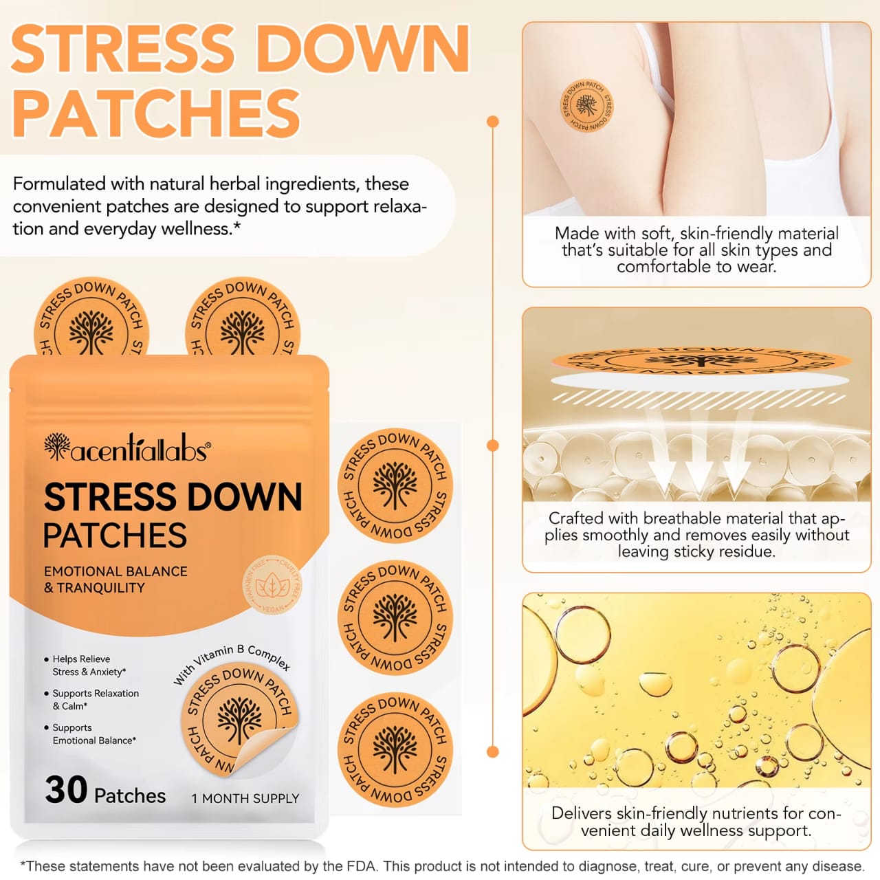 Stress Down Patches